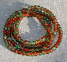 Crackle 6mm röda&gröna