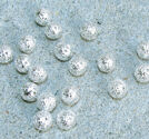 Filigran metallpärlor 6mm silverf