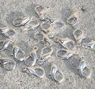 Karbinlås silverfärgade 14mm