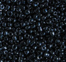 Seedbeads svarta AB-lyster 8/0