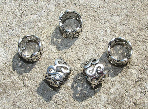 Metallpärlor ringar SSS innermått 7mm