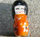 Kinesisk docka orange 27mm