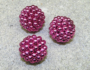 Acrylpärlor - Pärlkulor 20mm fuchsia
