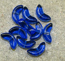 Glasvingar 14mm blå 10-pack