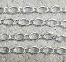 Kedja mor&barn 6mm silverfärgad