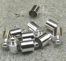 Avslut hylsor släta med innermått 5.5mm platina