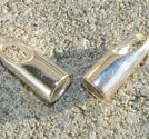 Avslut hylsor ljus silver 5.5mm 1 par