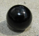 Acrylpärla svart 25mm