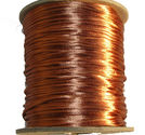 Satintråd 2mm cognacsbrun 3 meter