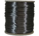 Satintråd 1mm/2mm mörkgrå 3 meter