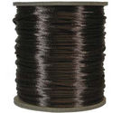 Satintråd 2mm brun 3 meter