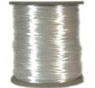 Satintråd 2mm vit 3 meter