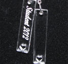 Plexiglas tag 9x40mm Student 2012
