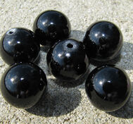Klassiska 14mm svarta 6st