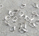 Karbinlås silverfärgade 12mm