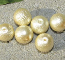 Ispärlor 14mm creme 6st