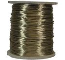Satintråd 2mm kaffebrun 3 meter