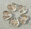 Guldsand hjärtan 22mm crystal