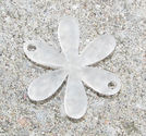 Plexiglas connector blomma 25mm