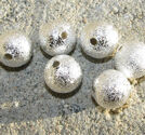 Stardust metallpärlor 10mm 6st