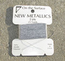 Metallictråd silver 25 yards