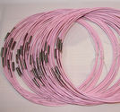Halsband memory ljusrosa 3st