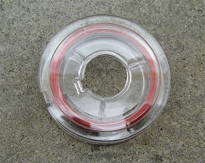 Smyckewire röd 0.45mm 10 meter