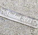 Plexiglas tag 9x40mm Student 2013