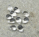 Glasdroppar 6x9mm crystal 50st