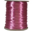 Satintråd 2mm knallrosa 3 meter