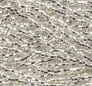 Seedbeads tjeckiska 11/0 crystal silverlined