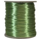 Satintråd 2mm äppelgrön 3 meter