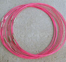 Halsband memory starkrosa 3st