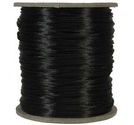 Satintråd 1mm/2mm/3mm svart 3 meter