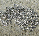 Motringar ovala 3x4mm antiksilver