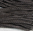 Halsband flätade svarta 10st