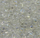 Seedbeads tjeckiska 3mm crystal AB