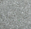 Seedbeads tjeckiska 3mm crystal