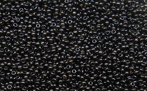 Seedbeads tjeckiska 11/0 mörkbrun