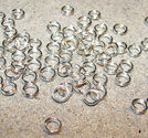 Splitringar dubbla 5mm ljus silver 150st