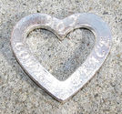 Budskapshjärta JOY - LOVE - PEACE