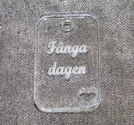 Plexiglas hänge rektangel *Fånga dagen*