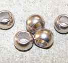 Metallpärlor släta 12mm 5st