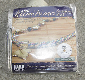 Kumihimo - Kumihimo rund platta med instruktioner
