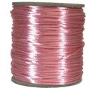 Satintråd 2mm ljusrosa 3 meter