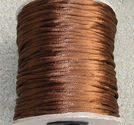 Satintråd 3mm brun 3 meter