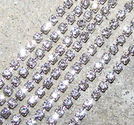 Kedja med strass 2mm 20cm