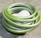 Regaliz läderrem 6x10mm ljusgrön metallic 20cm