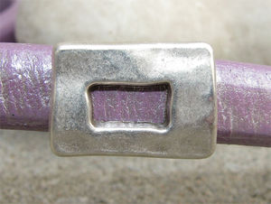 Regaliz - Regaliz metall rektangel 14x20mm