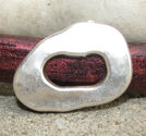 Regaliz metall oval 17x25mm